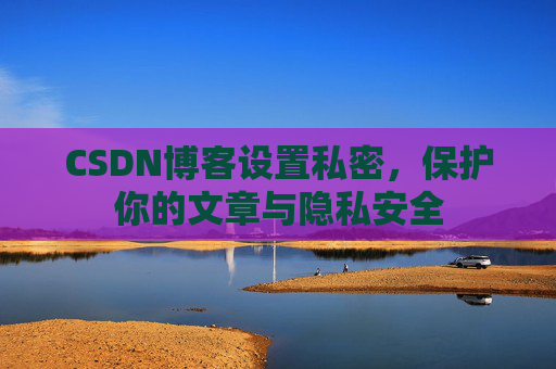 CSDN博客设置私密，保护你的文章与隐私安全